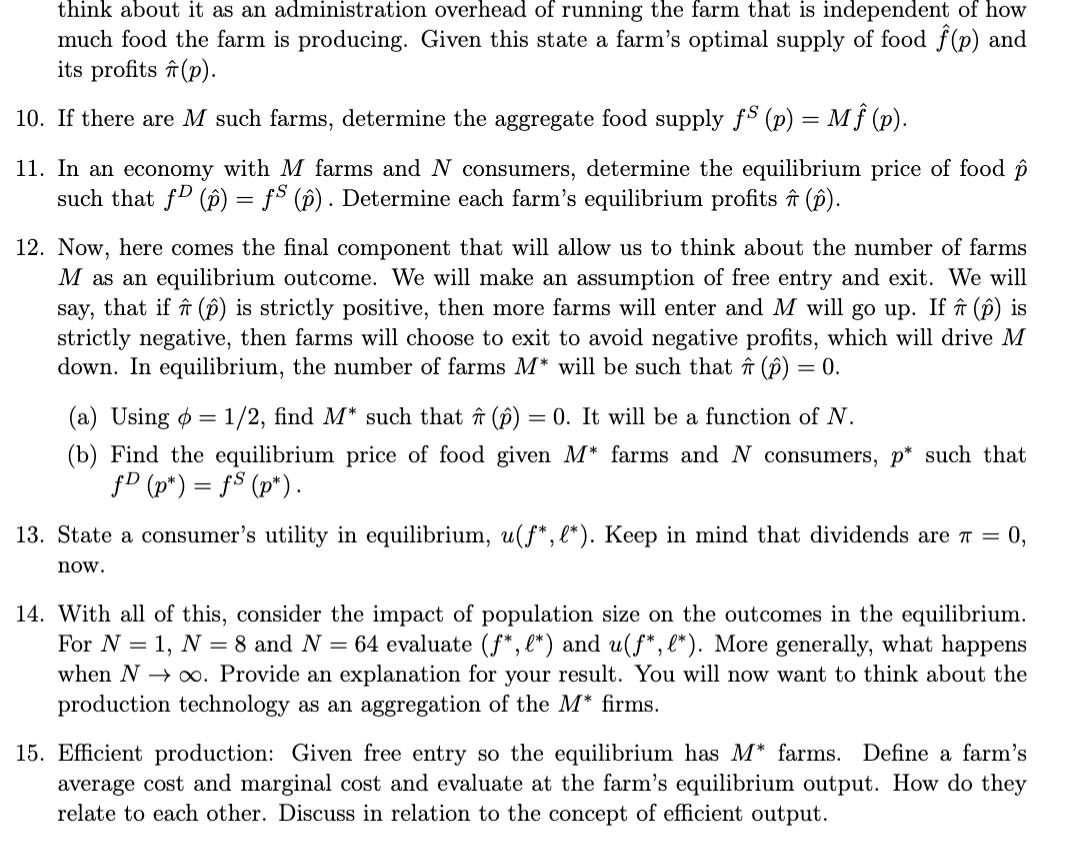 Solved This question takes you through a version of the | Chegg.com