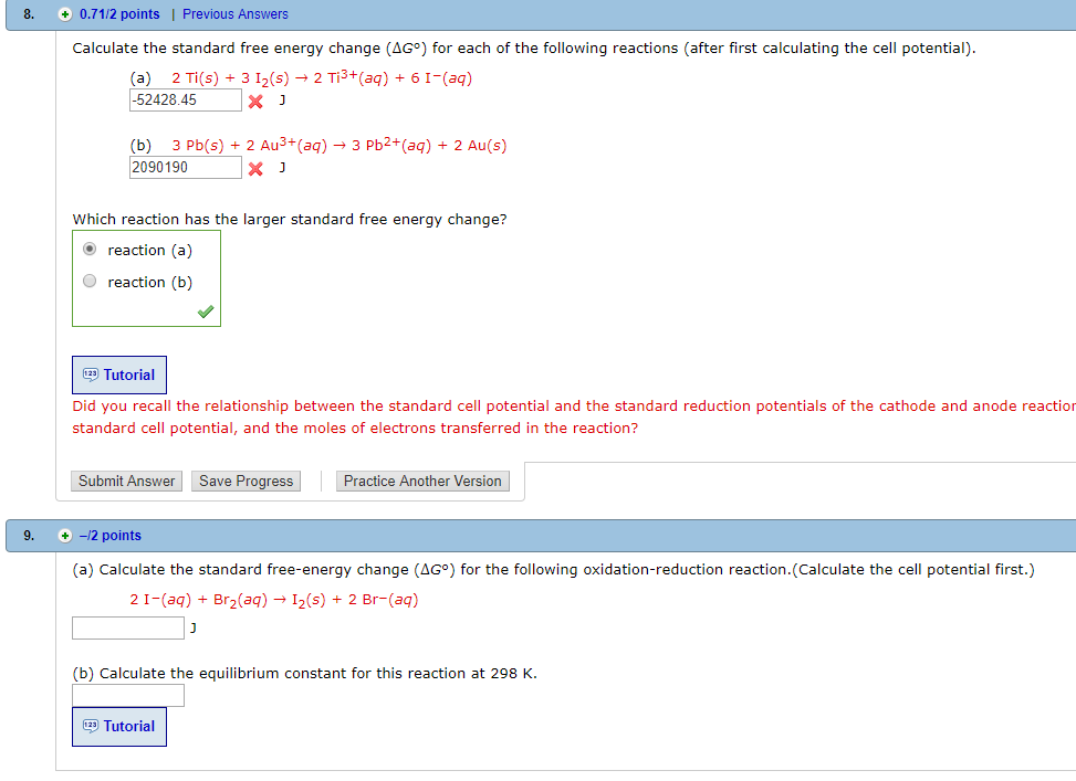 solved refer to the figure below. a change from point... Solved 8. 0.71/2 points | Previous Answers Calculate the | Chegg.com