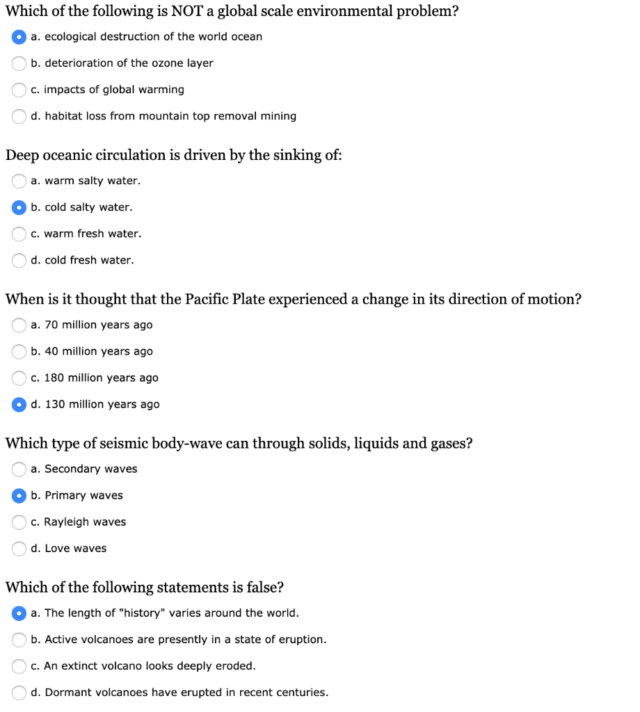 Solved Can you please check my answers and if wrong please | Chegg.com