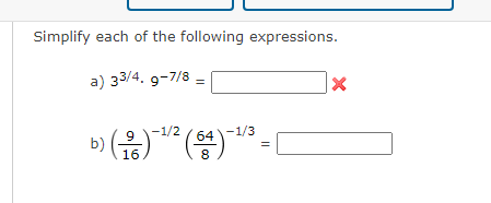 simplify the following expressions 3 √ 3 )( 3 √ 3