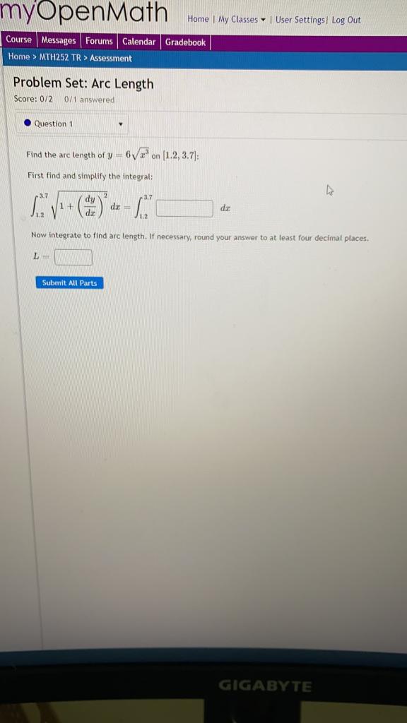 Solved myOpenMath Home | My Classes User Settings Log Out | Chegg.com