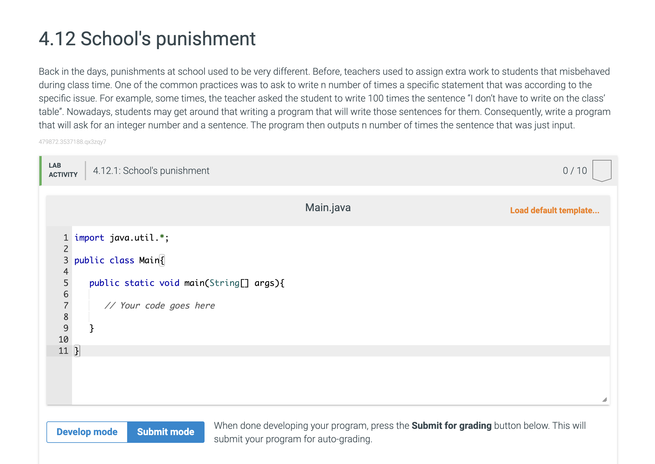 Solved Back in the days, punishments at school used to be | Chegg.com