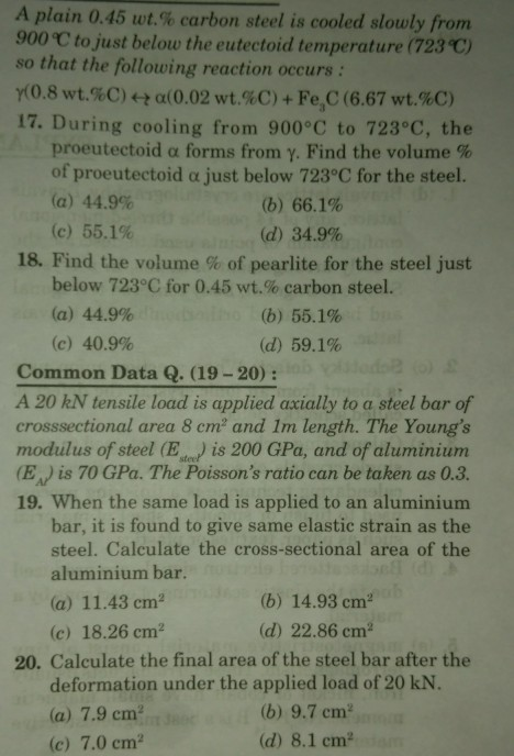 Solved A Plain 0.15 Wt.% Carbon Steel Is Cooled Slowly From | Chegg.com