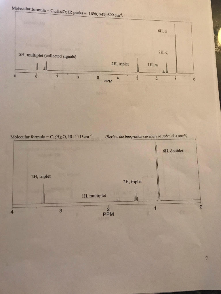 Solved Molecular formula = C10H14 : IR peaks 3075, 756, 690 | Chegg.com