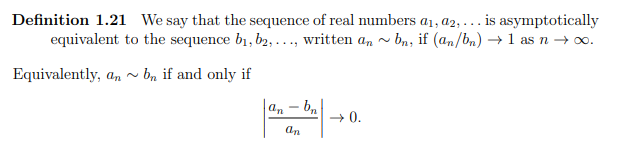 Solved Exercise 1.18 Suppose that an ~ on and on dn. (a) | Chegg.com