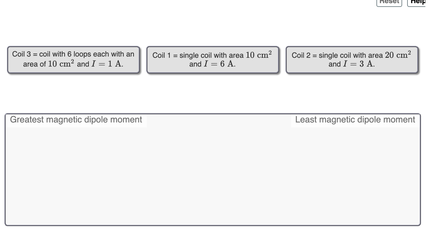 Solved The magnetic dipole moment (μμ) of a coil depends on | Chegg.com