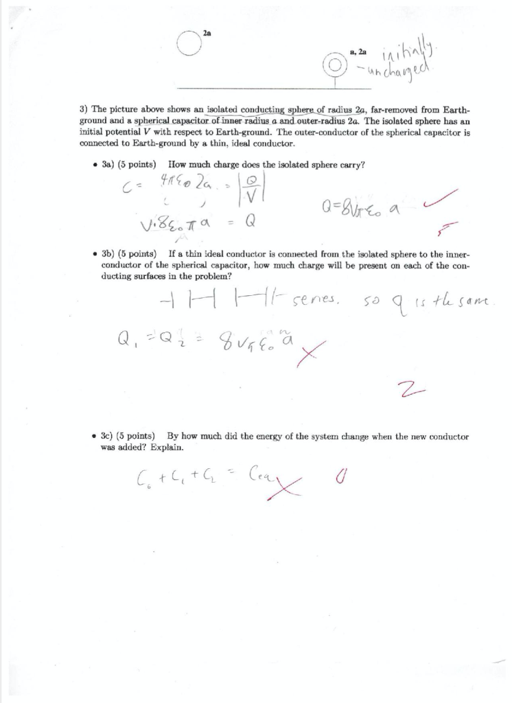 Solved 20 a, 2a initially 3) The picture above shows an | Chegg.com