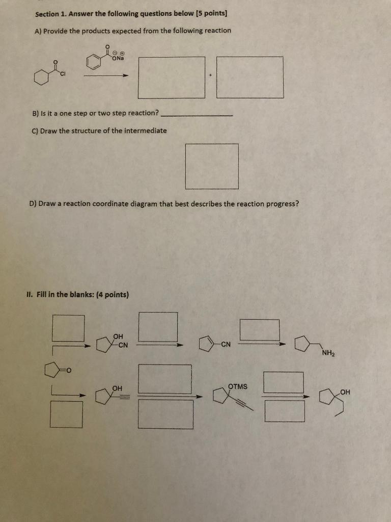 Solved Section 1. Answer the following questions below [5 | Chegg.com