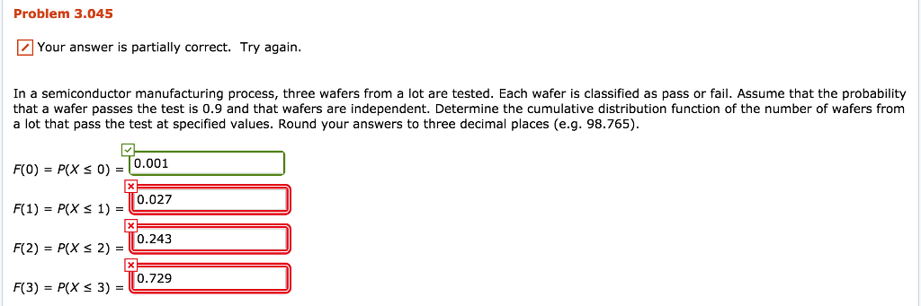 Solved Problem 3.045 Your answer is partially correct. Try | Chegg.com