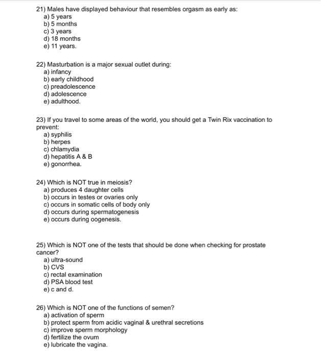 Solved 21 Males have displayed behaviour that resembles Chegg