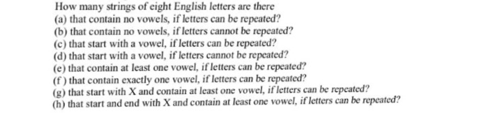 How Many Strings Of Eight English Letters Are There