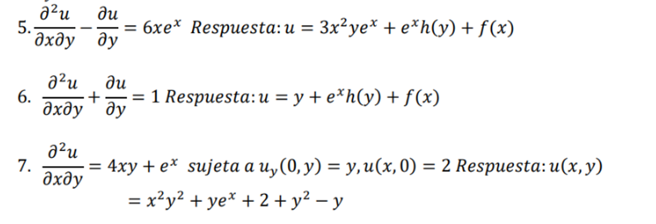 Solve The Following Differential Equations In Partial | Chegg.com