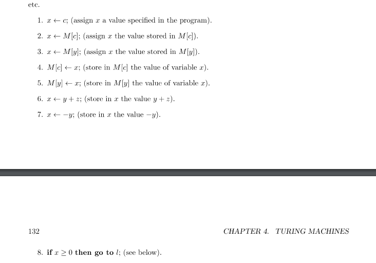 Solved 7. Consider the 8-instruction programming language | Chegg.com