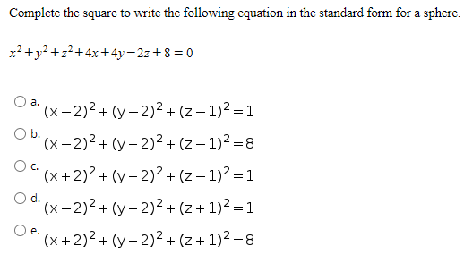 Solved Complete The Square To Write The Following Equation Chegg Com