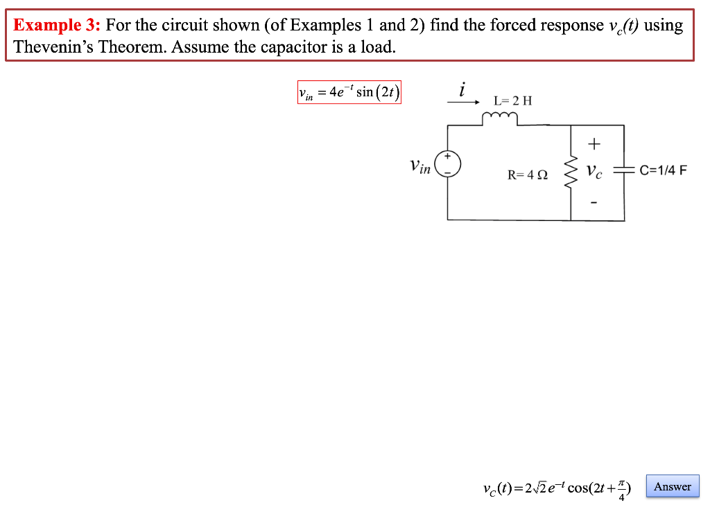 Solved Please Find The Answer Using Thevenin's Theorem As | Chegg.com