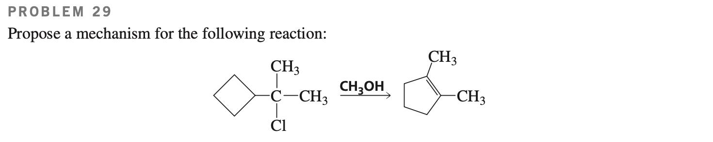 Solved PROBLEM 29 Propose A Mechanism For The Following | Chegg.com