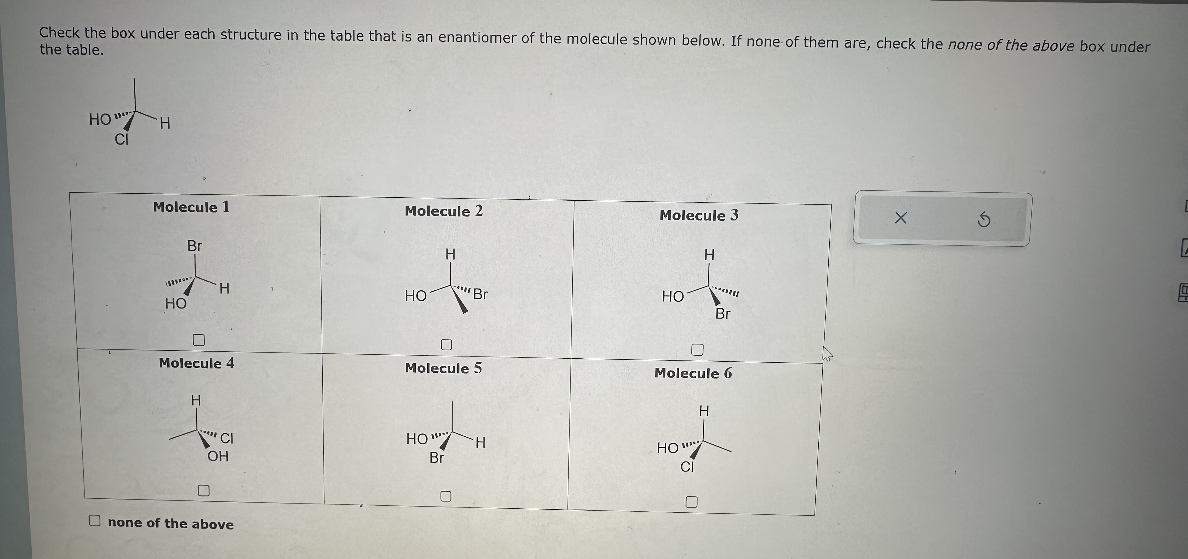 Solved Check the box under each structure in the table that | Chegg.com