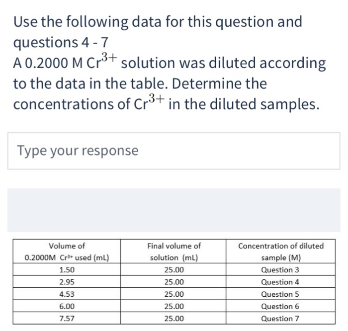 Solved Use the following data for this question and | Chegg.com