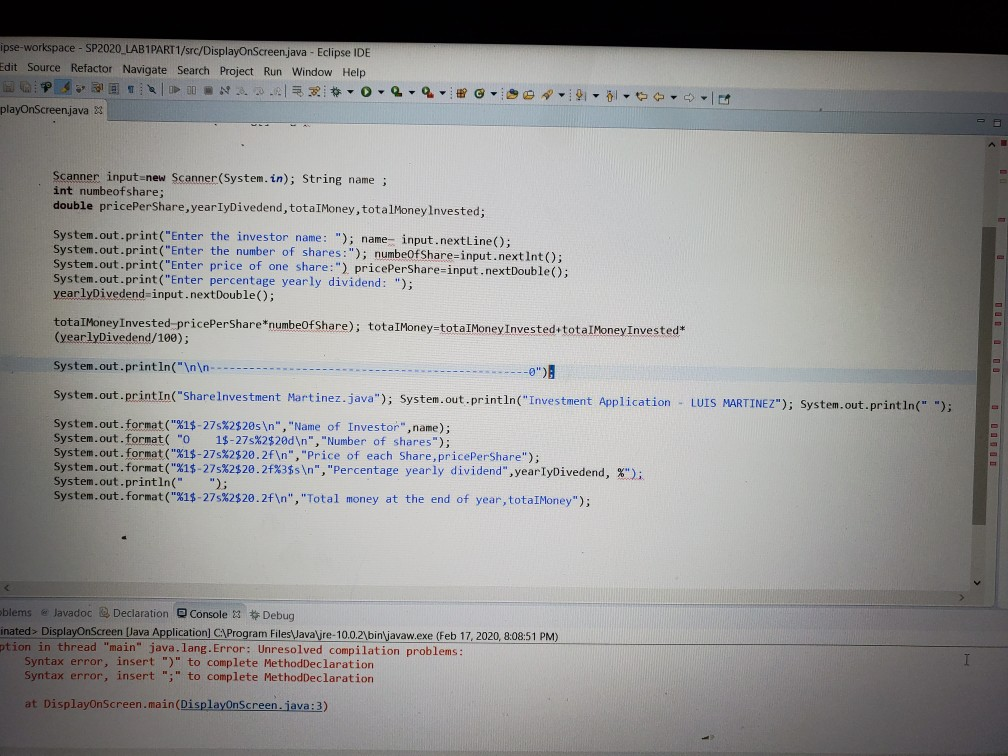 how to use eclipse scanner input how to use eclipse scanner input