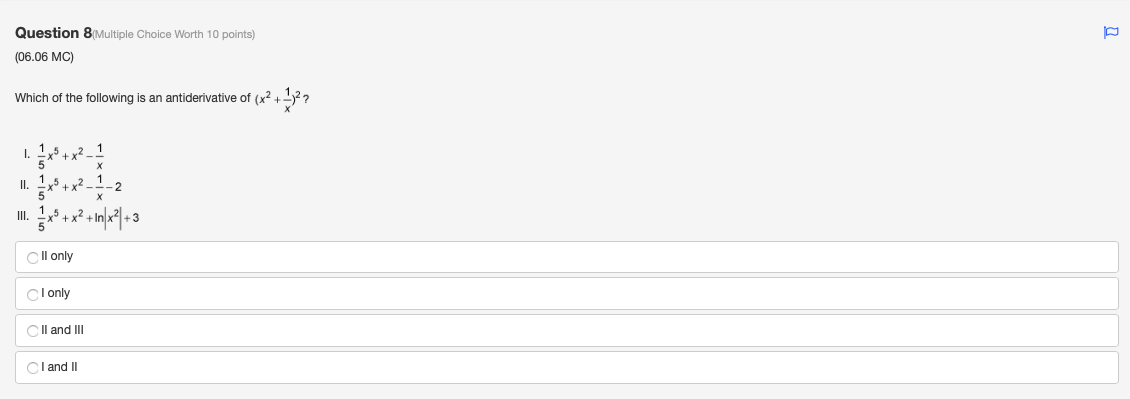 Solved Question 3 Multiple Choice Worth 10 points) (06.03 | Chegg.com