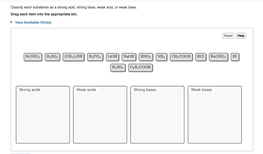 Solved Classify each of these compounds as an Arrhenius | Chegg.com