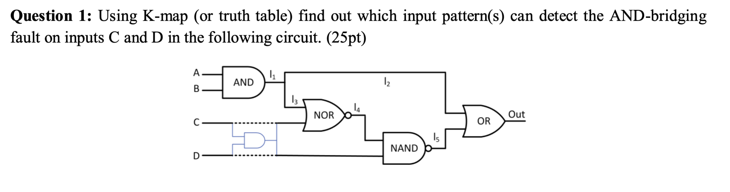 Solved Question 1: Using K-map (or truth table) find out | Chegg.com