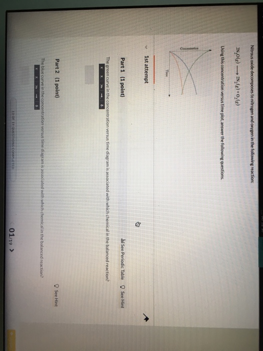 Solved to Part 1 (1 point) Part 2 (1 point) in the c | Chegg.com
