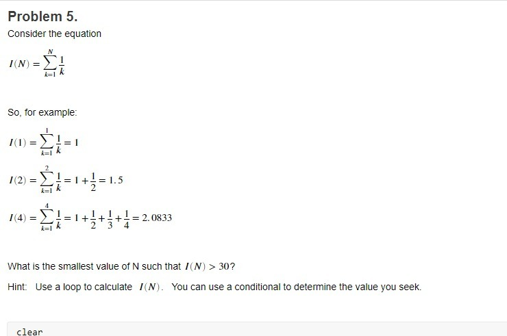 Solved Problem 5. Consider the equation IN So, for example: | Chegg.com