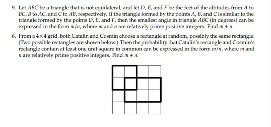 Solved 9. Let ABC be a triangle that is not equilateral, and | Chegg.com