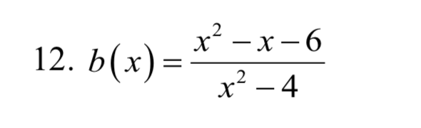 Solved For each function, find the horizontal intercepts, | Chegg.com