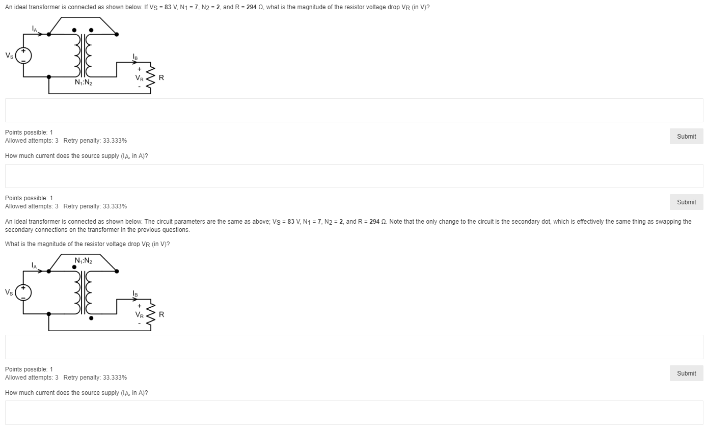 Solved An Ideal Transformer Is Connected As Shown Below. If | Chegg.com