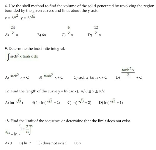 Solved 4. Use the shell method to find the volume of the | Chegg.com