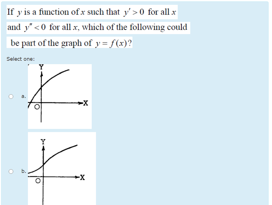 Solved If y is a function of x such that y'>0 for all x and | Chegg.com
