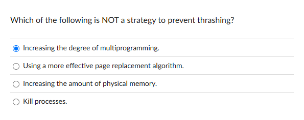 Solved Which of the following is NOT a strategy to prevent | Chegg.com
