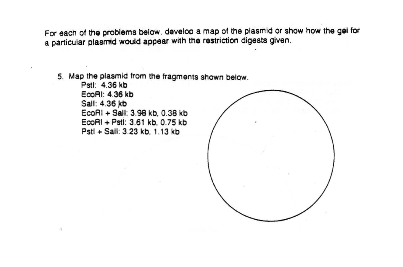 Solved For each of the problems below, develop a map of the | Chegg.com
