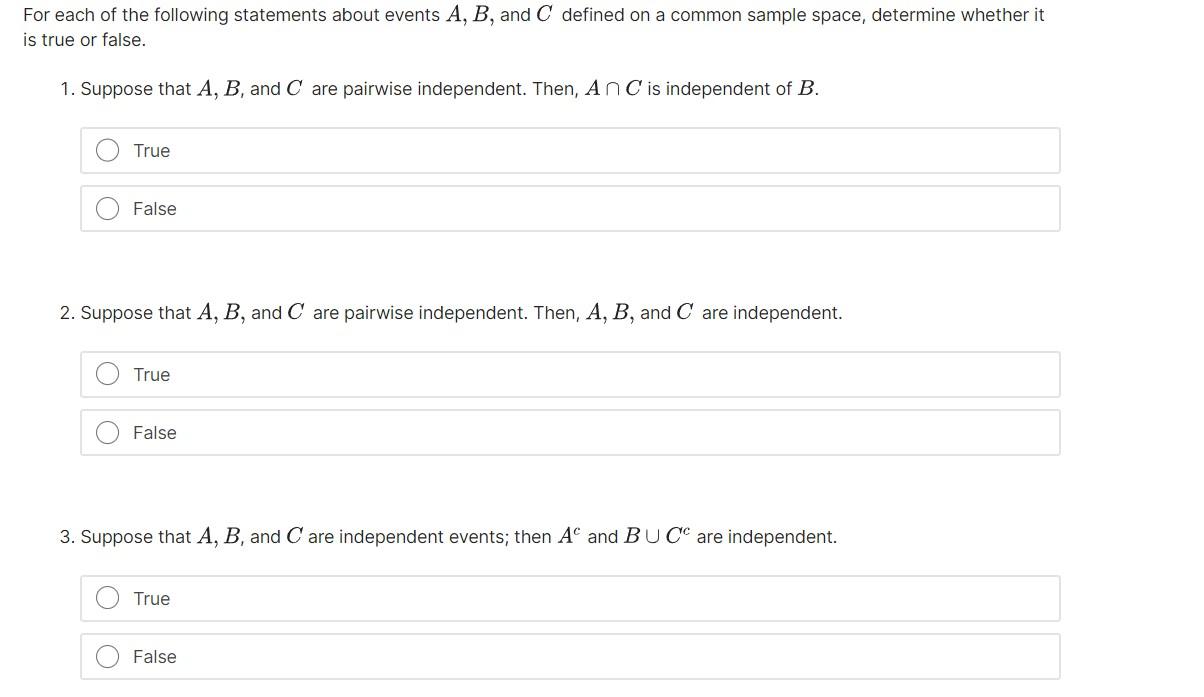 for-each-of-the-following-statements-about-events-a-b-and-c-defined