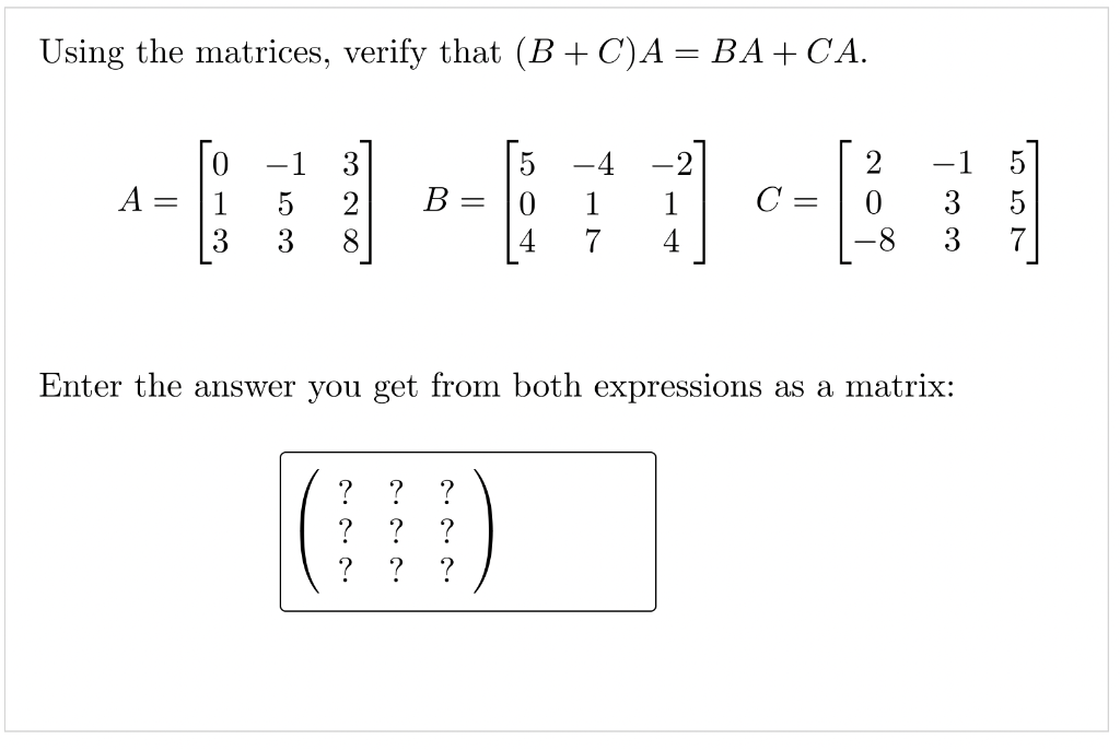 Solved Compute A3, A-3, and A2 – 2A + 1. 2 A 5 2 NOTE: Write | Chegg.com