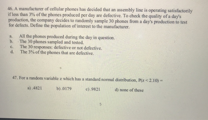 solved-46-a-manufacturer-of-cellular-phones-has-decided-chegg