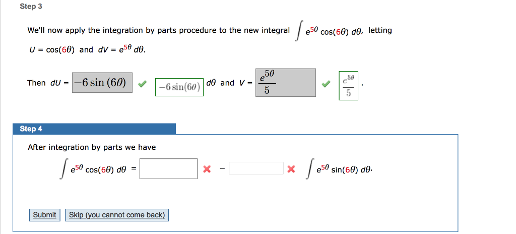 Solved Evaluate the integral Step 1 We will begin by letting | Chegg.com