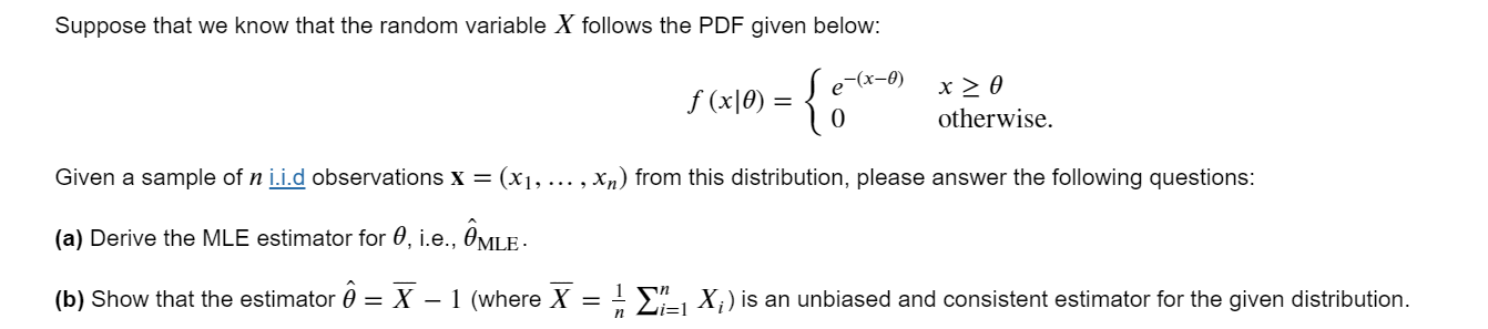 Solved Suppose that we know that the random variable X | Chegg.com