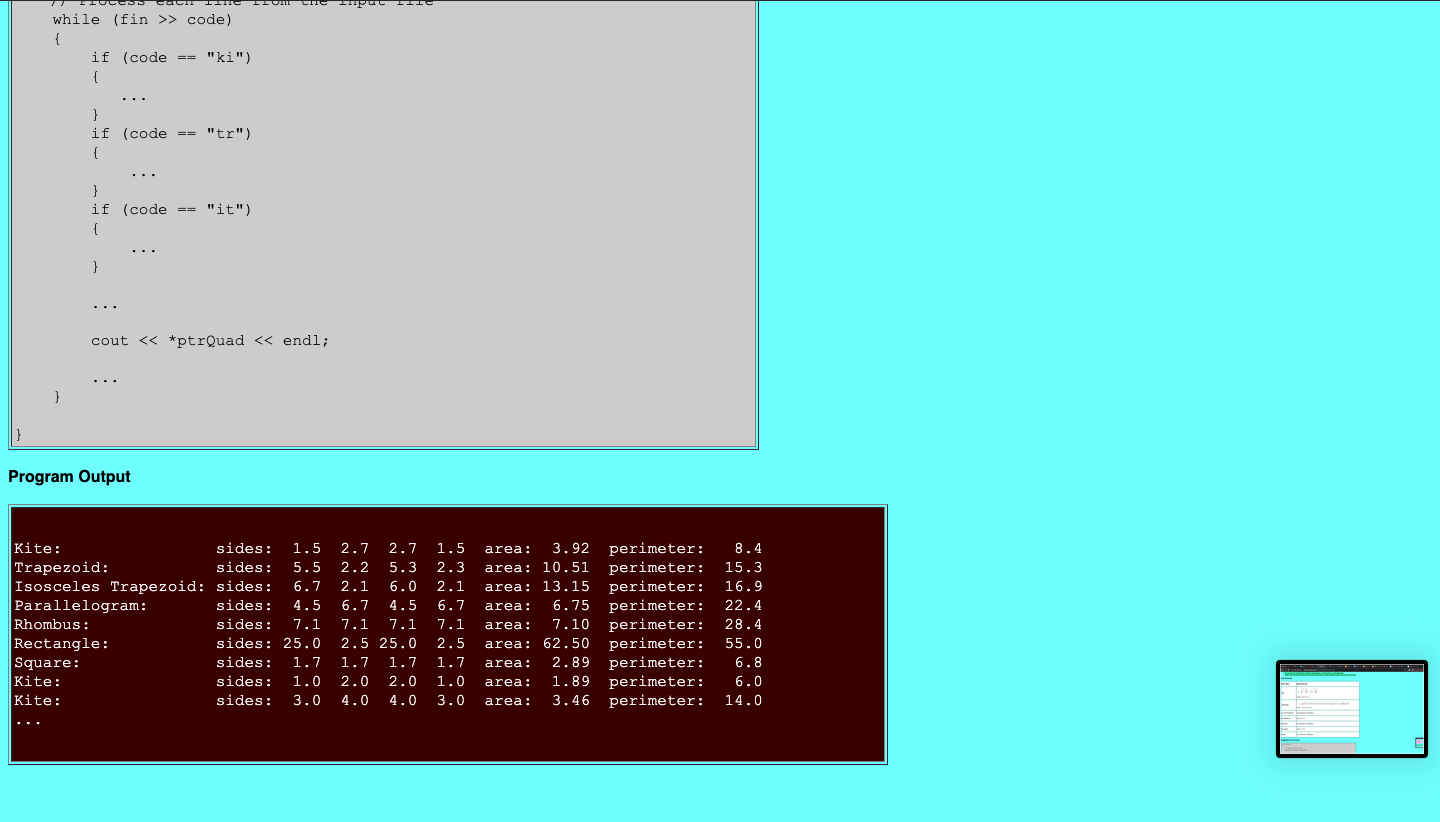Solved Program Requirements Create the eight classes