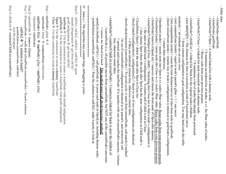 Solved ******** Project 8 (C++): Solving the 8-puzzels | Chegg.com