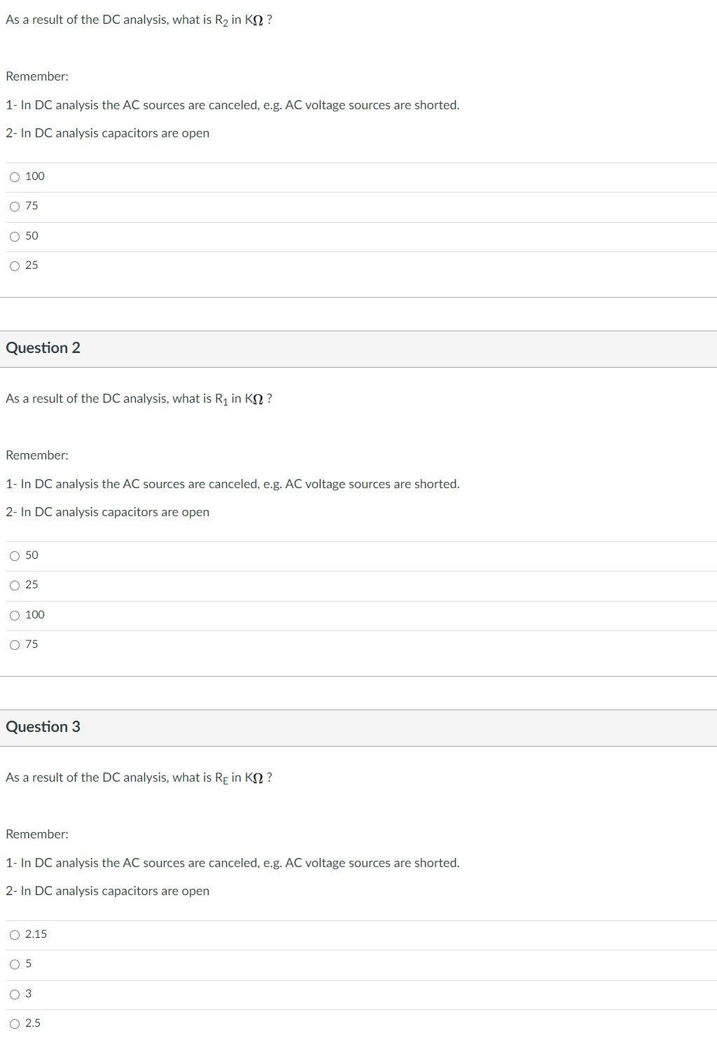 Solved For the BJT transistor circuit shown below B=100, | Chegg.com