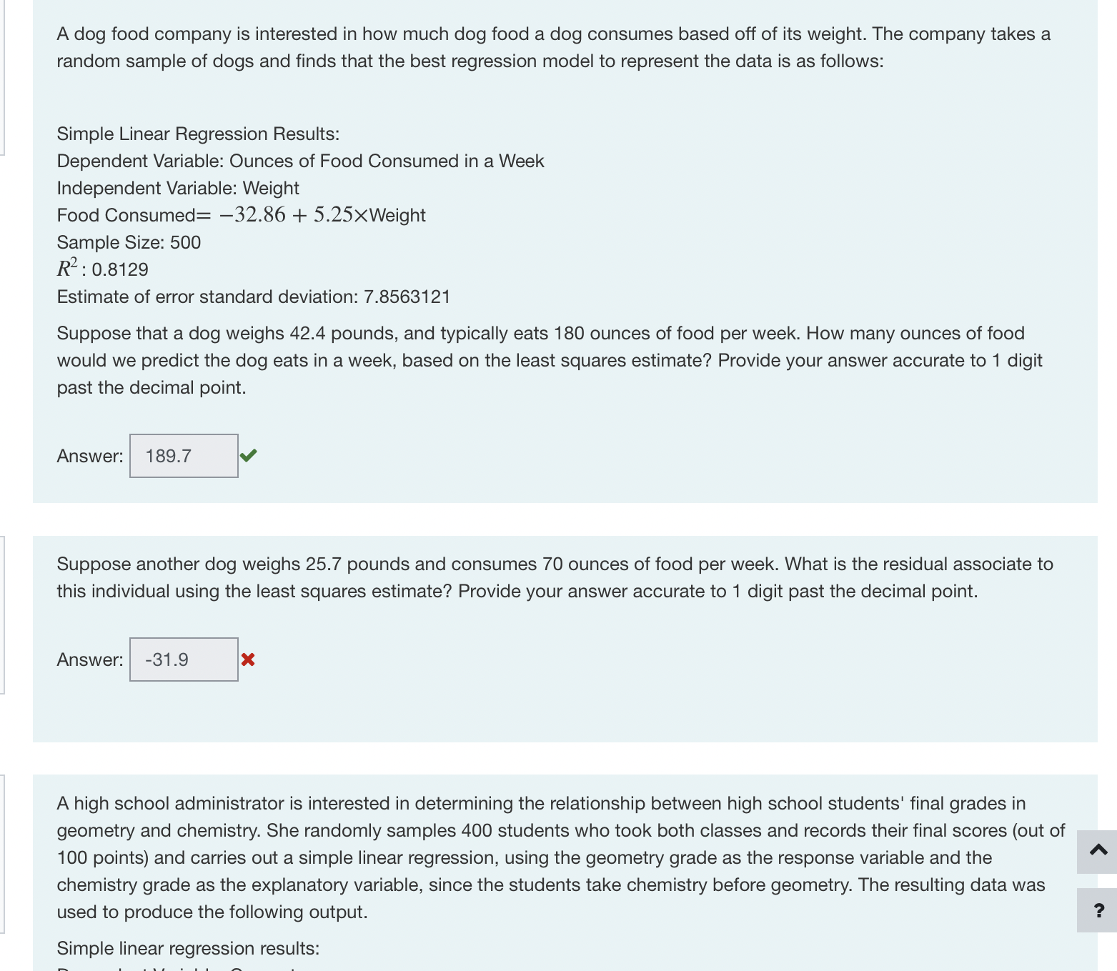 Solved A dog food company is interested in how much dog food