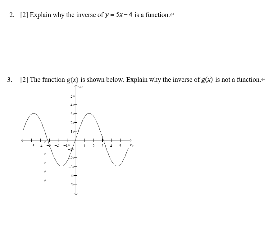 solved-2-2-explain-why-the-inverse-of-y-5x-4-is-a-chegg