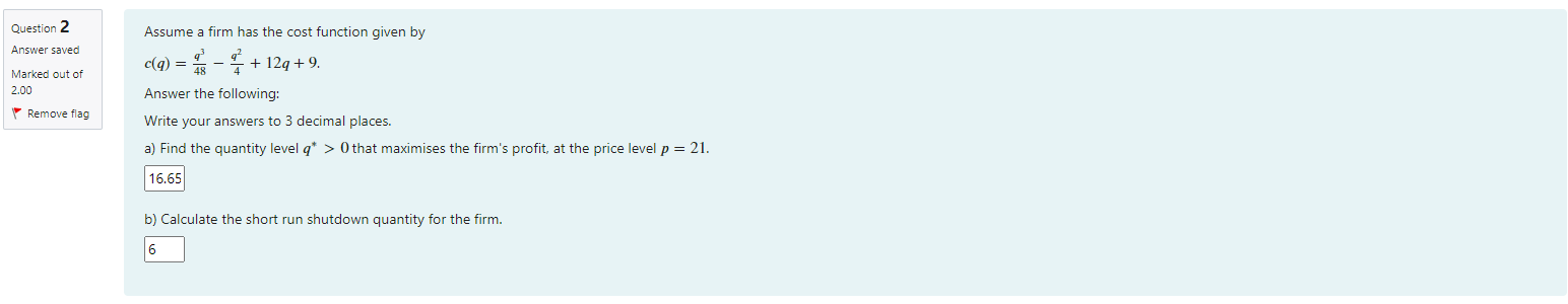 Solved Question 1 Answer saved Marked out of 4.00 For this | Chegg.com
