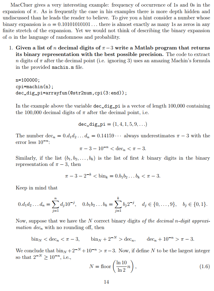 MacCluer gives a very interesting example: frequency | Chegg.com