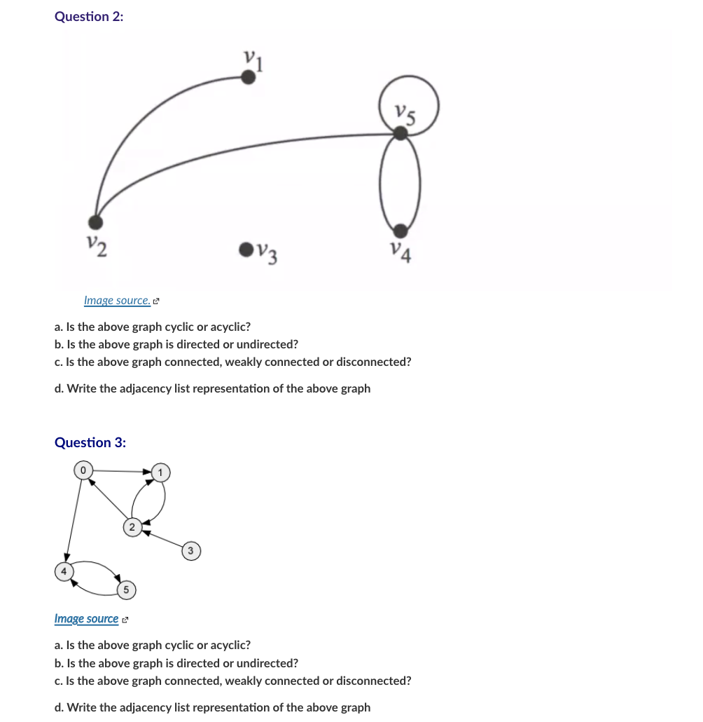 Solved Question 2: V5 V2 V3 V4 Image source. a. Is the above | Chegg.com