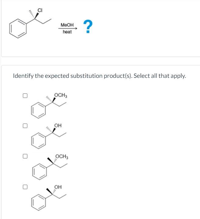 Solved Draw all of the expected products for the following