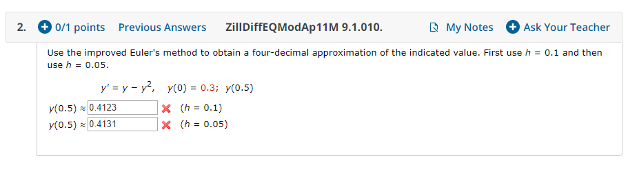 solved-use-the-improved-euler-s-method-to-obtain-a-chegg